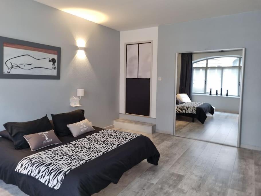 Grand Appartement Pres De La Cathedrale De Quimper Kültér fotó